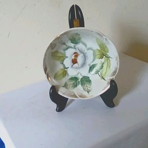 Decorative Bowl White Flower